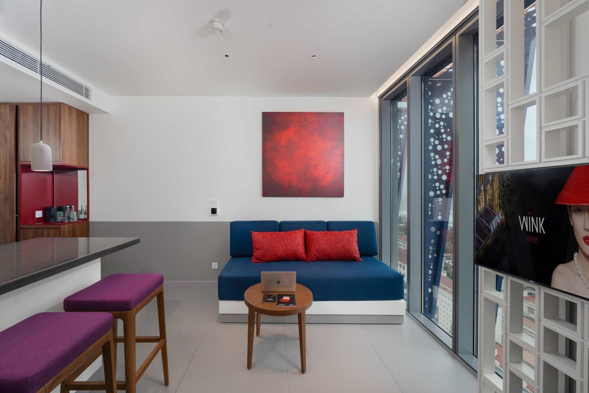 Wink Icon Hotel Danang Riverside - Luxury Suites - 24Hrs Stay & Rooftop Pool Bar Eksteriør bilde